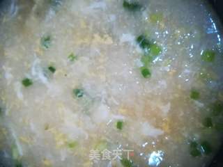 葱花鸡蛋粥的做法步骤：7