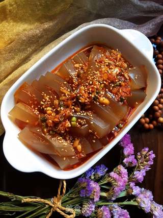 蒜泥红薯粉的做法步骤:6