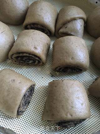 黑芝麻荞麦卷的做法步骤:10
