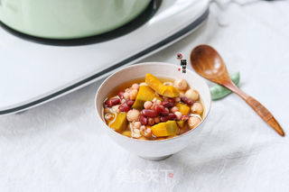 板栗南瓜莲子腰豆糖水的做法步骤:7