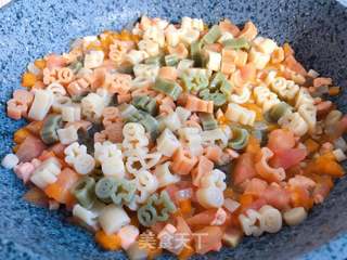 【宝宝辅食】三文鱼杂蔬意面的做法步骤:13