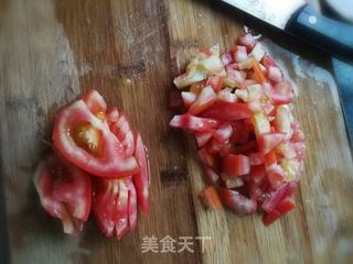 西红柿鸡蛋面的做法步骤:4