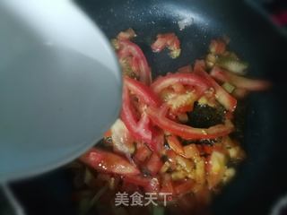 西红柿鸡蛋面的做法步骤:14