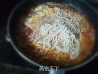 西红柿鸡蛋面的做法步骤:17