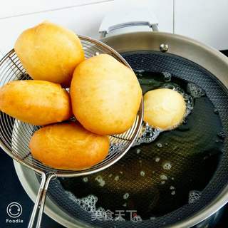 油炸豆沙饼的做法步骤:7