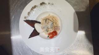 奶油蘑菇培根意面的做法步骤:7