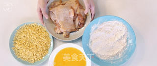 网红薯片炸鸡披萨的做法步骤:7