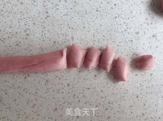 萌萌猫爪馒头的做法步骤:7