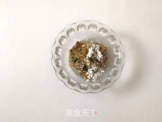 肉酿苦瓜圈的做法步骤:6