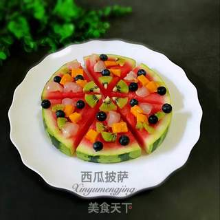 西瓜披萨的做法步骤:6