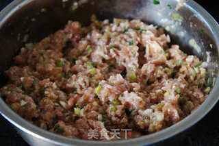 婆婆丁馅烫面饼的做法步骤:2