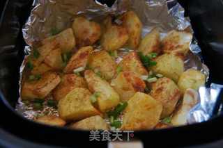 香辣孜然土豆块的做法步骤：8