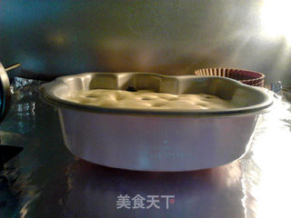 凯蒂猫酸奶蓝莓戚风蛋糕的做法步骤:13