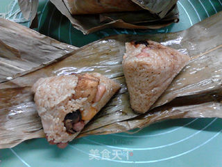 竹荪蛋台湾肉粽粥的做法步骤:4
