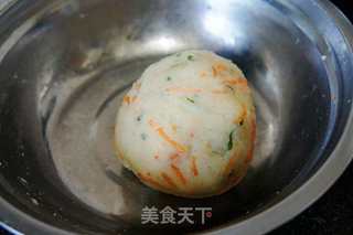 土豆泥胡萝卜香葱饼的做法步骤：3
