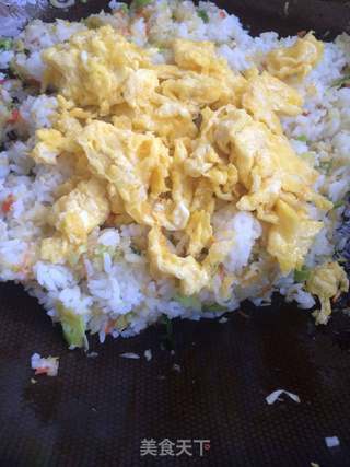 酸菜炒米饭的做法步骤:8