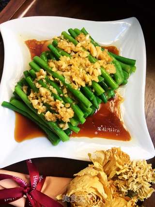 蒜蓉拌豇豆的做法步骤:7