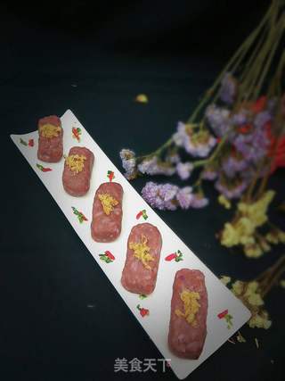 紫薯鱼松饭团的做法步骤:11