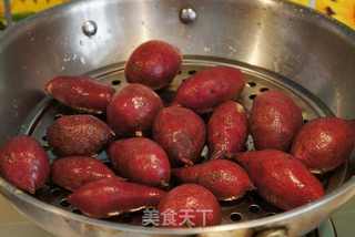 世界杯小零食蒸紫薯的做法步骤:2