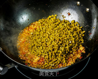 正宗烂肉豇豆的做法步骤:6