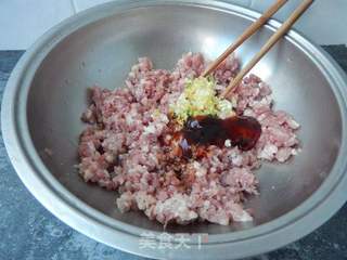肉末豆角煎包的做法步骤:4