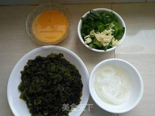 地皮菜粉丝炒鸡蛋的做法步骤:6