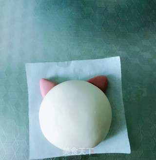 小猫馒头的做法步骤:9