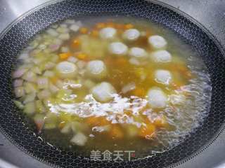 日式咖喱鱼丸乌冬面的做法步骤:7