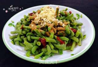 麻酱豇豆结#凉拌菜#的做法步骤：9
