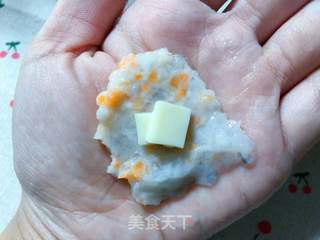【宝宝辅食】芝士虾丸的做法步骤:9