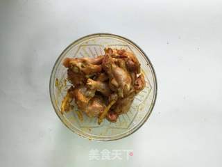 无油咖喱烤鸡腿的做法步骤:6
