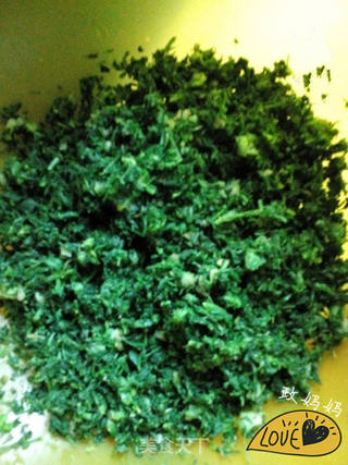 荠菜饺子的做法步骤:4