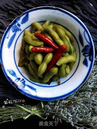 五香毛豆的做法步骤:7