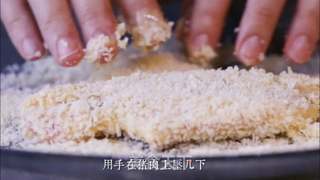 炸猪排盖饭的做法步骤:9