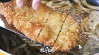 炸猪排盖饭的做法步骤:18