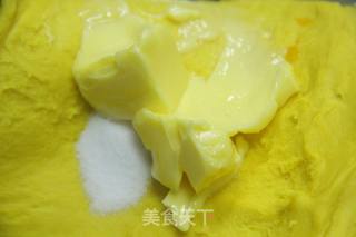 南瓜奶棒面包的做法步骤:3