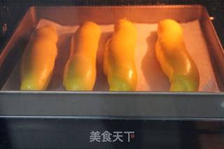 南瓜奶棒面包的做法步骤:14