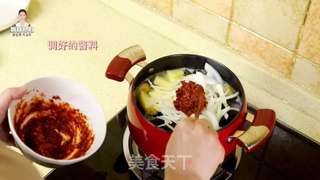 推荐给您韩式辣炖海虹汤的做法步骤:14