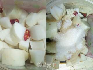 陈醋萝卜的做法步骤:2
