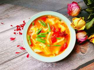 西红柿豆角面片的做法步骤:15
