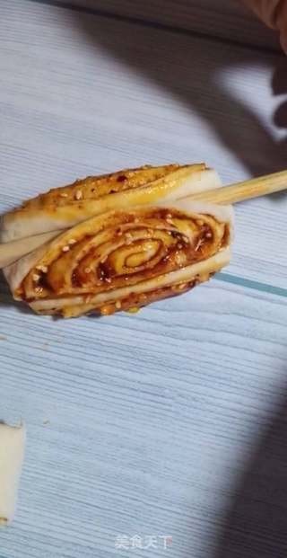 烧烤味花卷的做法步骤:12