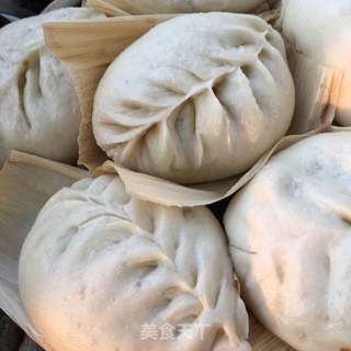 咸菜肉丁包的做法步骤:15