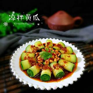凉拌黄瓜卷的做法步骤:12