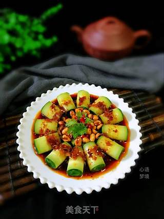 凉拌黄瓜卷的做法步骤:13