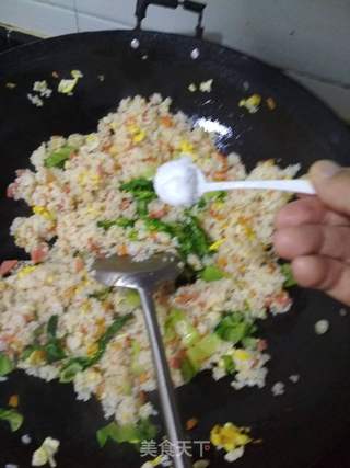 杂锦炒饭的做法步骤:6