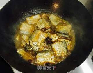 酱烧带鱼的做法步骤:5