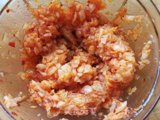 虾仁泡菜煎饼的做法步骤:4