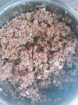 茄子猪肉包的做法步骤：8