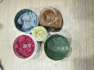 韩式豆沙裱花--多肉植物系列的做法步骤：2
