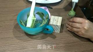 韩式豆沙裱花--多肉植物系列的做法步骤：14